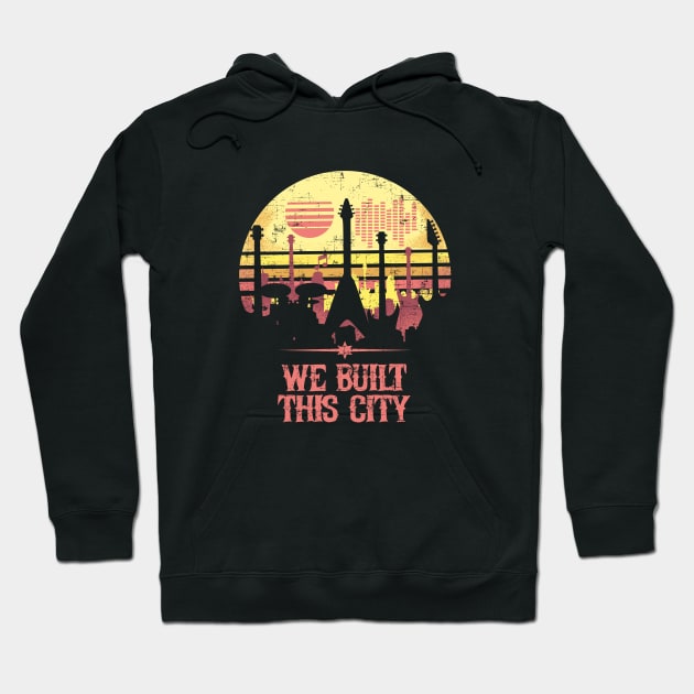 We Built This City Hoodie by artlahdesigns